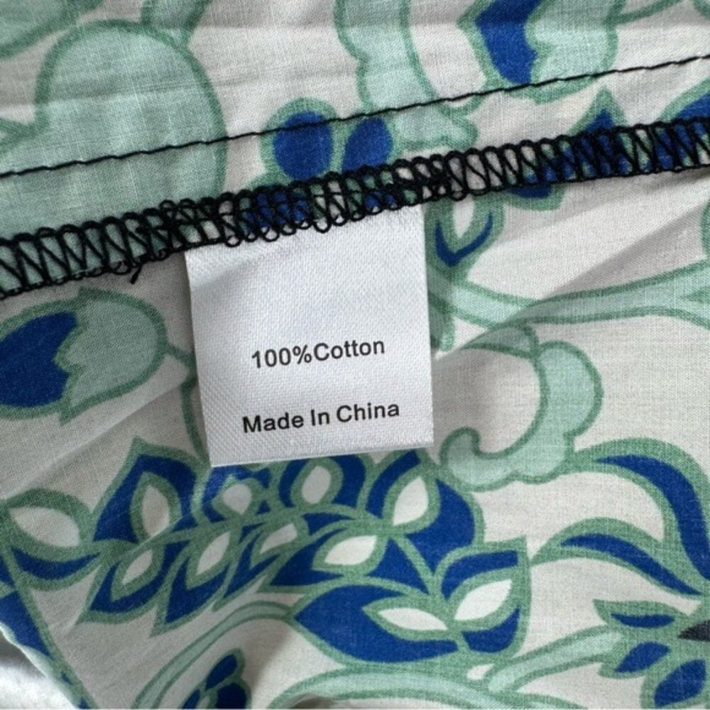 Tuckernuck | NEW Batik Floral Hampton Pull On Cotton Maxi Skirt Size M - Picture 11 of 11